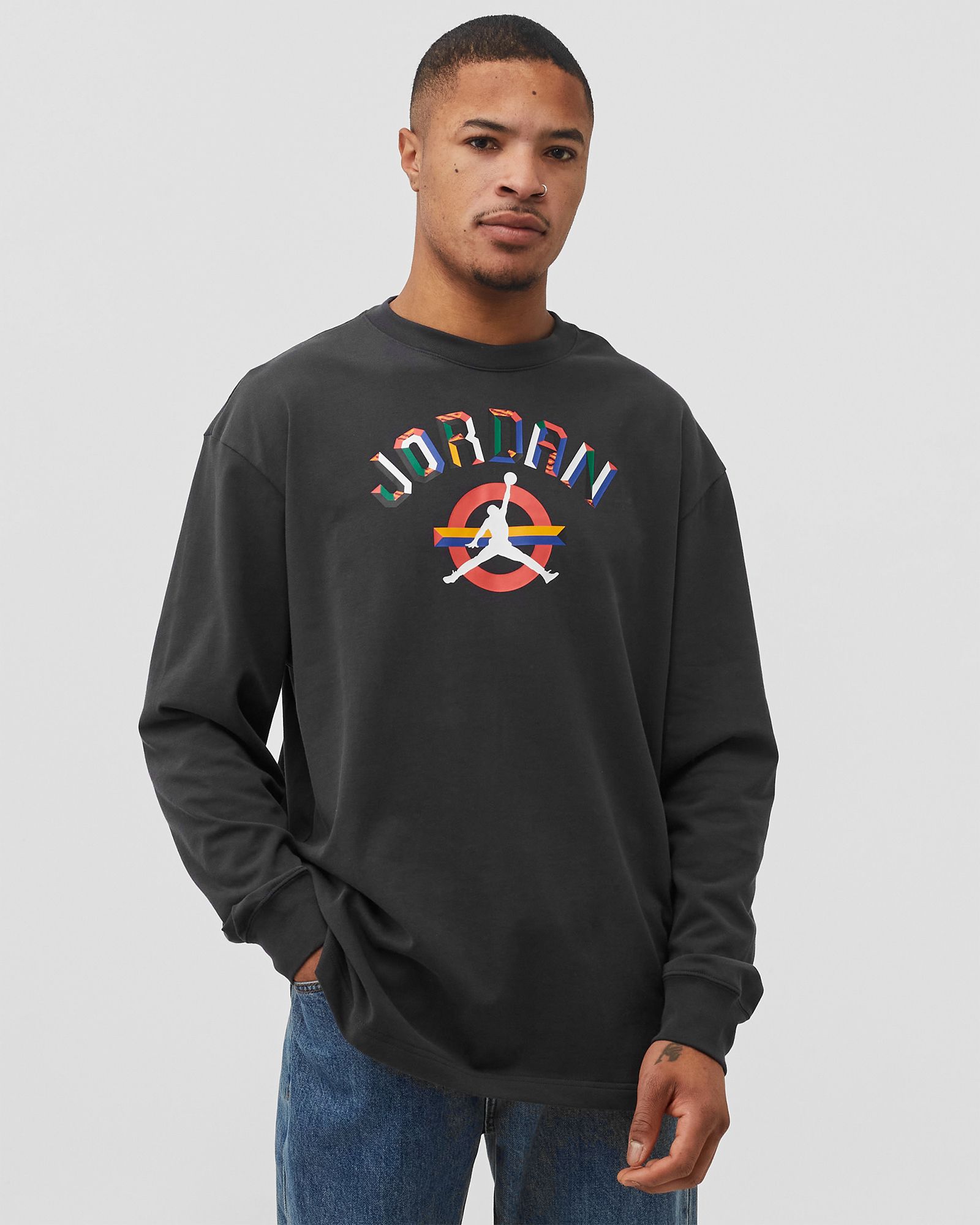 M J HL BBH LONGSLEEVE CREW