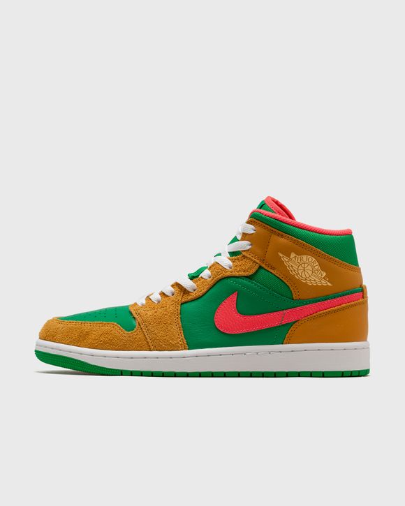 Nike Air Jordan 1 Mid SE *Wheat / Watermelon* *GS* – buy now at Asphaltgold  Online Store!