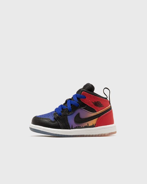 Jordan JORDAN 1 MID SS (TD) Blue/Red - CONCORD/BLACK-UNIVERSITY RED