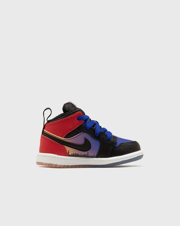 Jordan 1 mid blue clearance and red