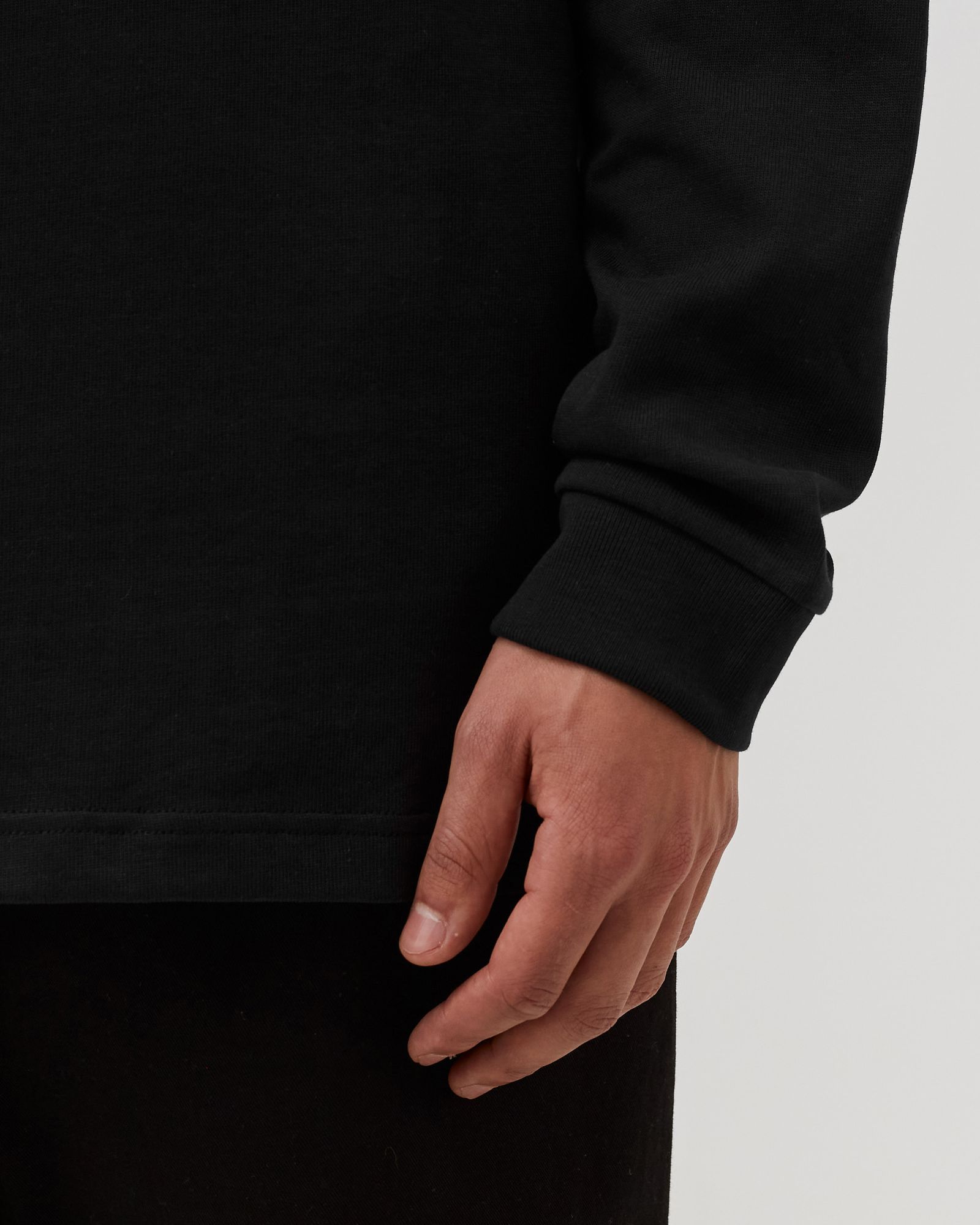 Long-Sleeve Mock Neck Shirt