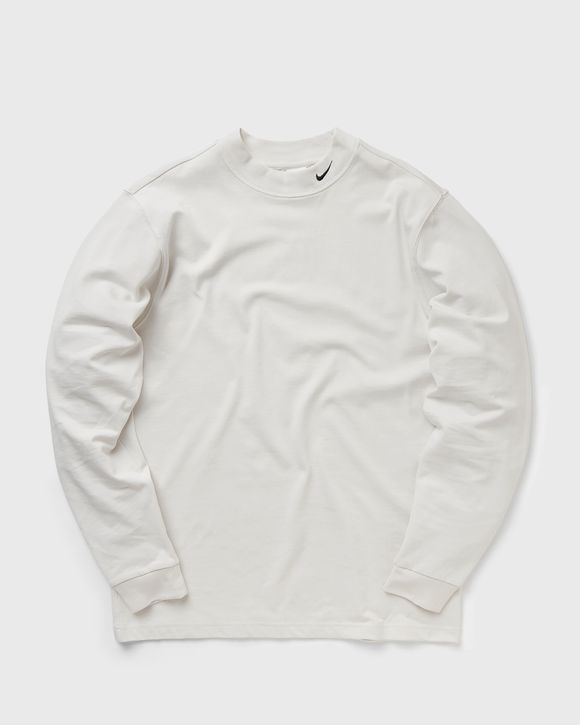 Nike Long-Sleeve Mock Neck Shirt Grey