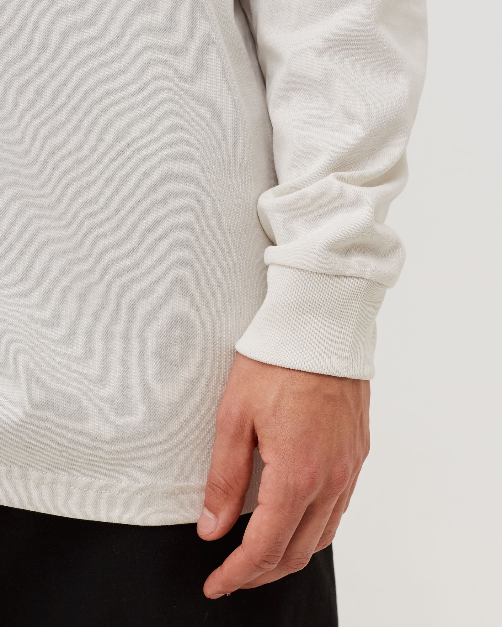 Long-Sleeve Mock Neck Shirt