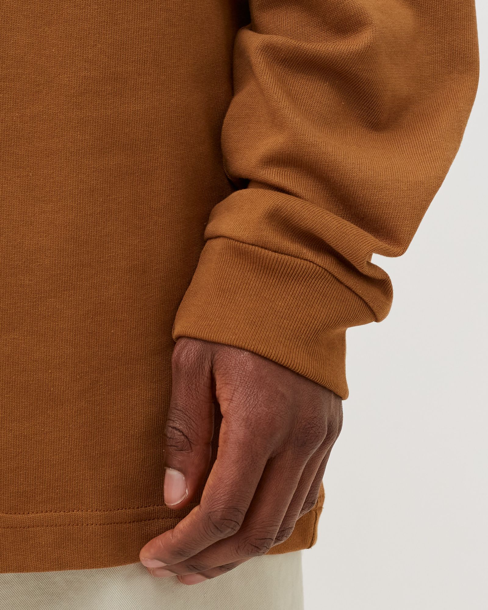 Long-Sleeve Mock Neck Shirt