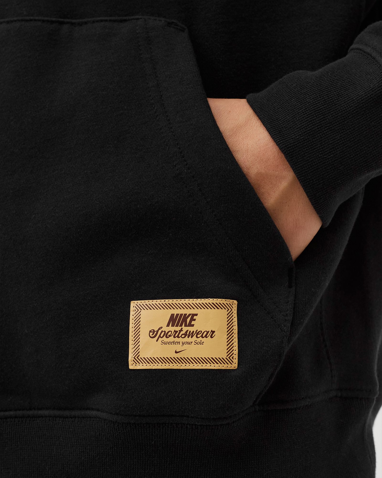 Brushed-Back Pullover Hoodie