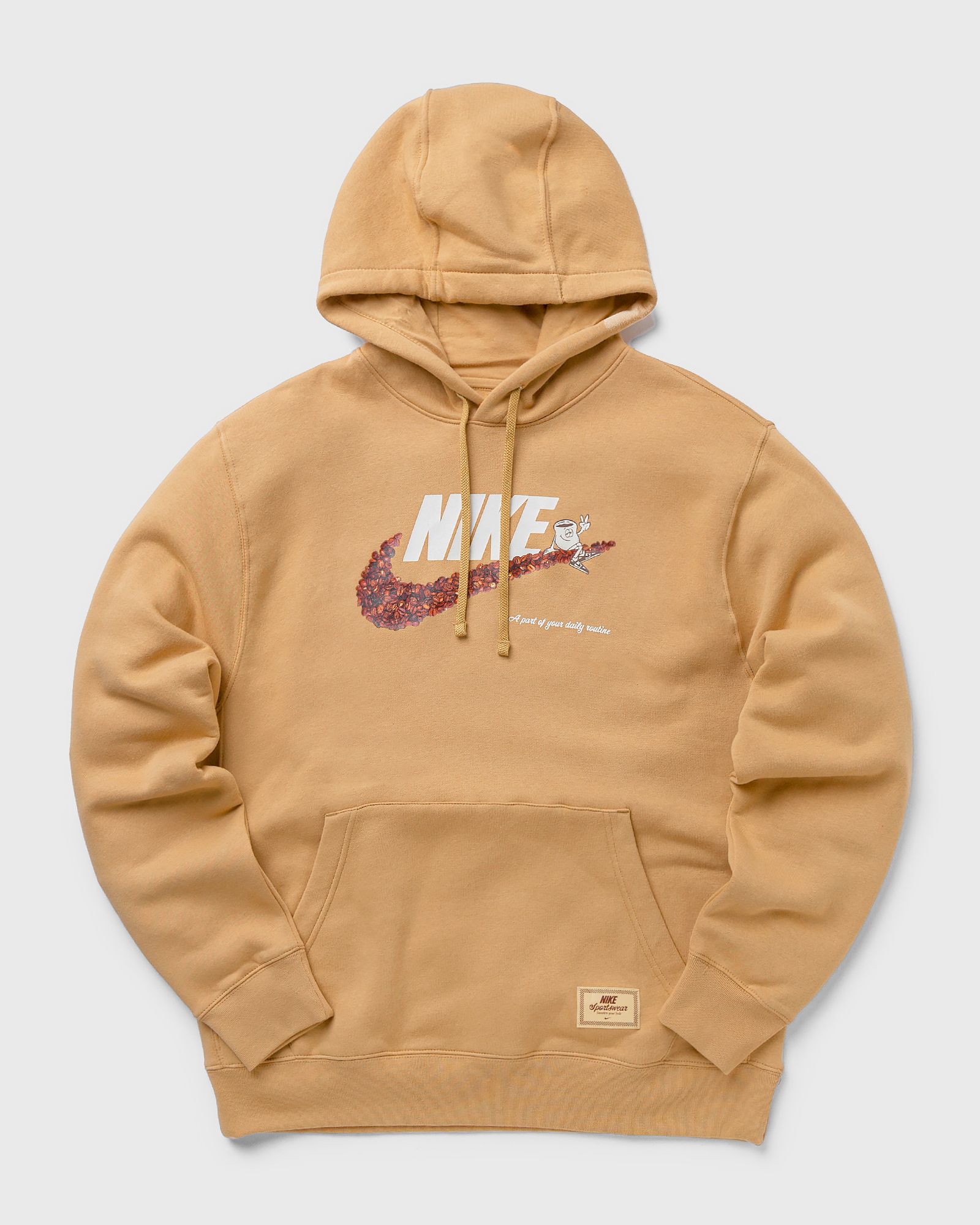 Brushed-Back Pullover Hoodie