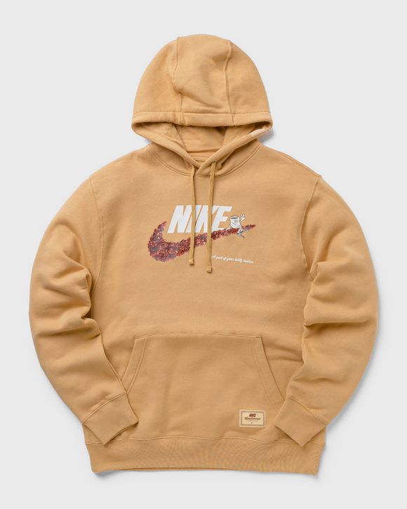 Brushed-Back Pullover Hoodie