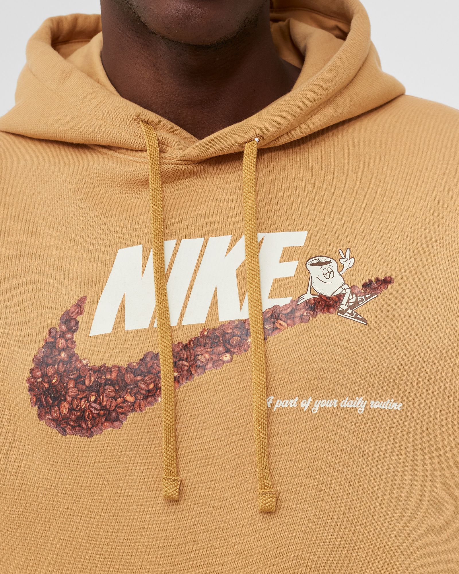 Brushed-Back Pullover Hoodie