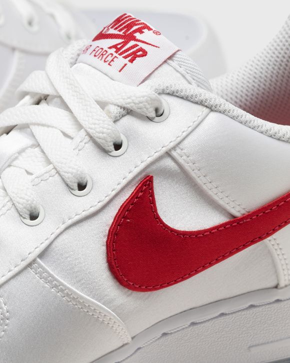 Nike Air Force 1 Low Satin White/Red DX6541-100