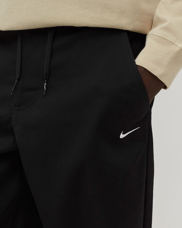 Unlined Cotton Chino Pants - BLACK/WHITE Unlined Cotton Chino Pants - BLACK/WHITE