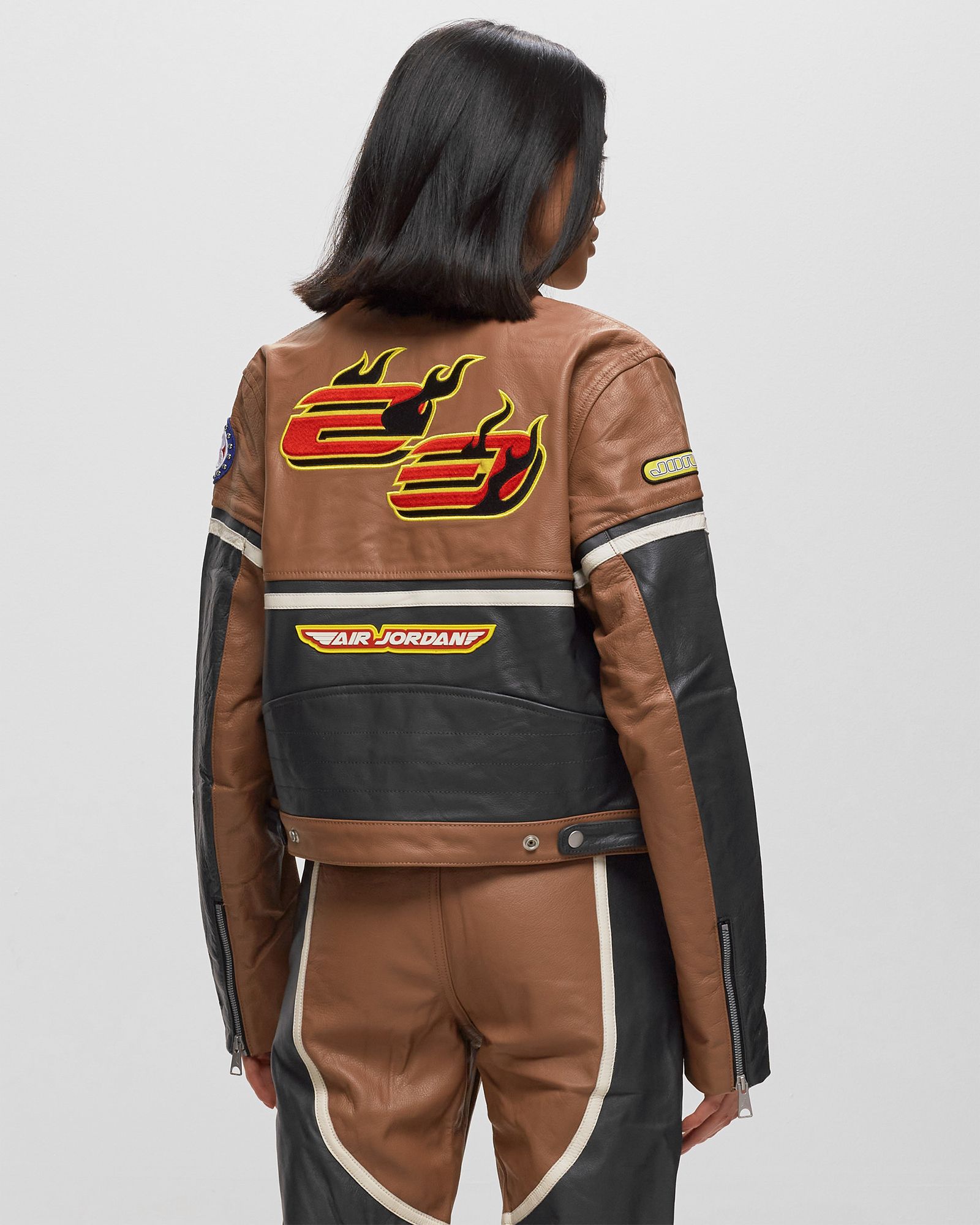 x TRAVIS SCOTT LEATHER JACKET