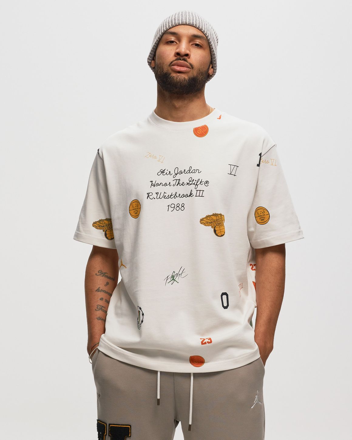 【本物保証 /関税・送料無料】Jordan x Honor The Gift Tee Jordan HONOR THE GIFT X JORDAN WESTBROOK SS TEE White | BSTN