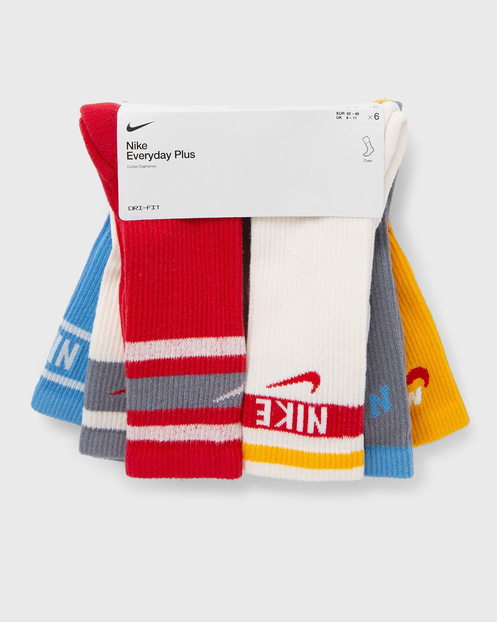 Everyday Plus Cushioned Crew Socks (6 Pairs)