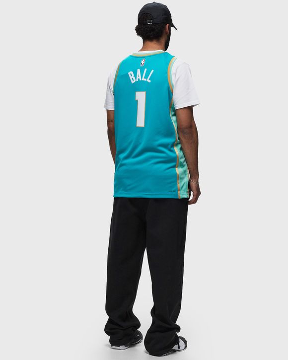 BUZZ CITY Edition NBA Charlotte Hornets Basketball Lamelo Ball Jersey 2023  Full Sublimation Premium Quick Drying Free Customized Name and Number NBA  Cut Best Design High Quality