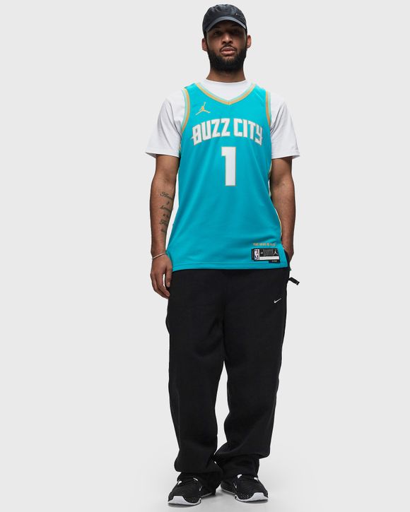 Charlotte Hornets Teal Buzz City Edition Jersey