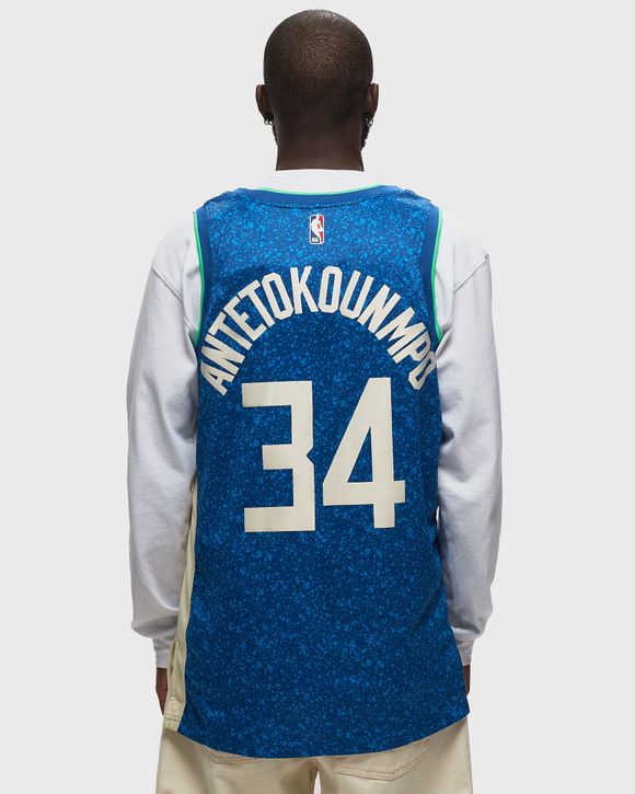 Nike Milwaukee Bucks Nike City Edition Swingman Jersey 23 Blue