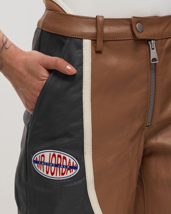 Jordan x TRAVIS SCOTT MOTO PANT Brown - ARCHAEO BROWN/DK SMOKE GREY/SAIL