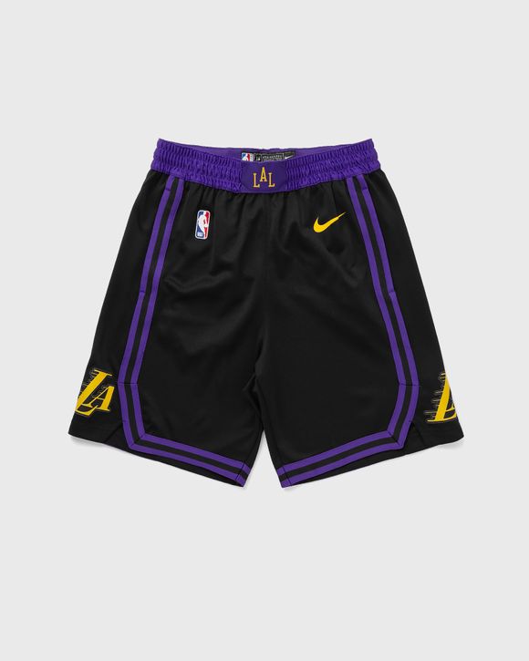 Nike NBA Swingman Shorts Los Angeles Lakers 2023/24 City Edition Black ...