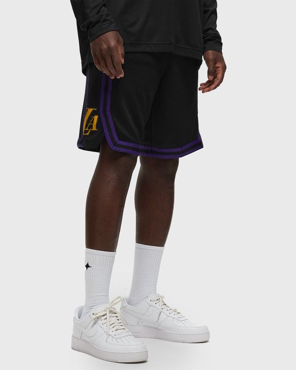 Premium Los Angeles Lakers NBA Basketball Shorts Pockets S-3XL Black Pants  New