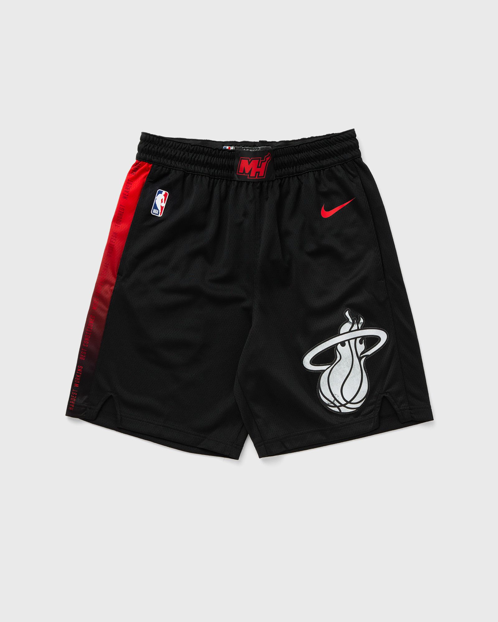 Nike - nba swingman shorts miami heat 2023/24 city edition men sport & team shorts black in größe:xl