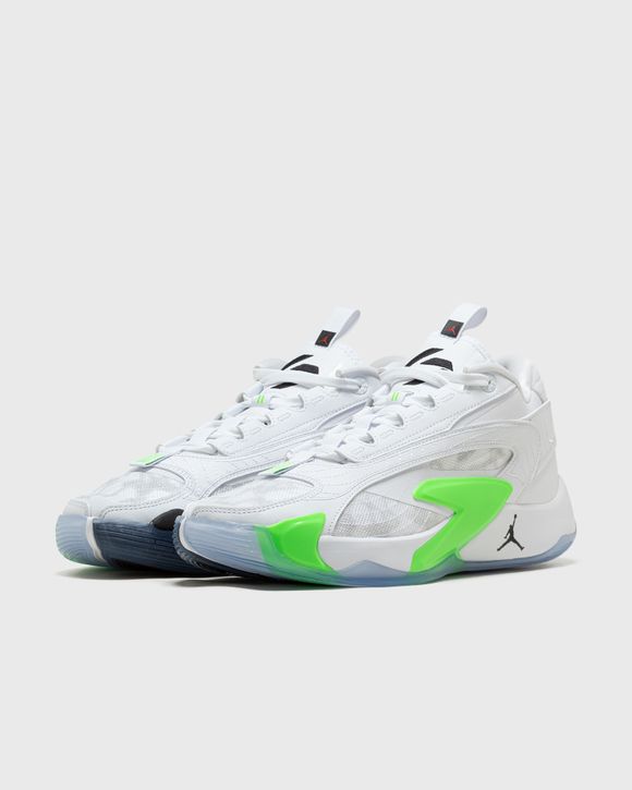 Jordan Luka 2 Basketball Shoes White - WHITE/BLACK-GREEN STRIKE