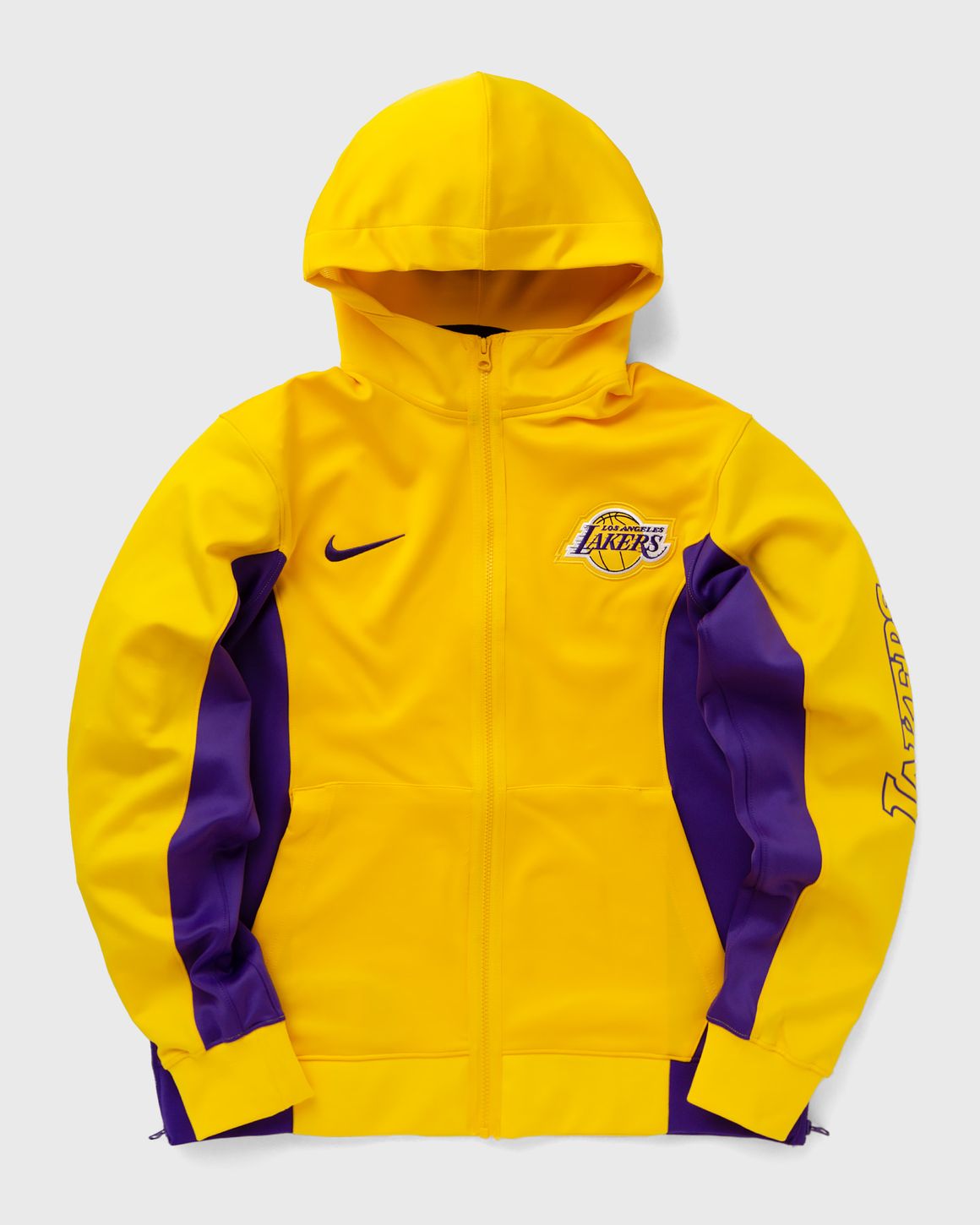 Nike NBA Los Angeles Lakers Showtime Full Zip Hoodie Yellow BSTN Store