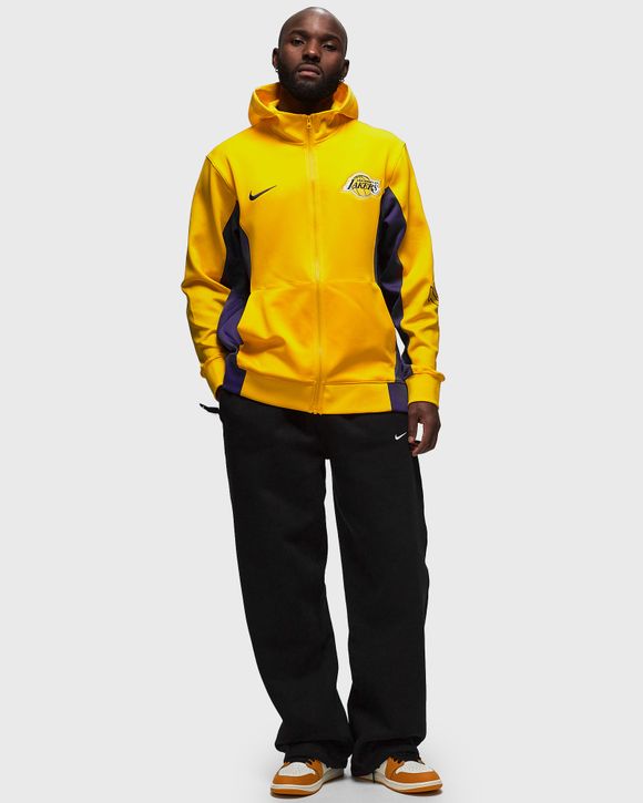 Nike NBA Los Angeles Lakers Showtime Full-Zip Hoodie Yellow