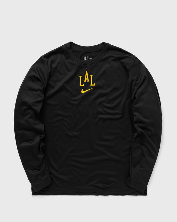 Nike LA Lakers Nike City Edition LS Pregame Top Black | BSTN Store