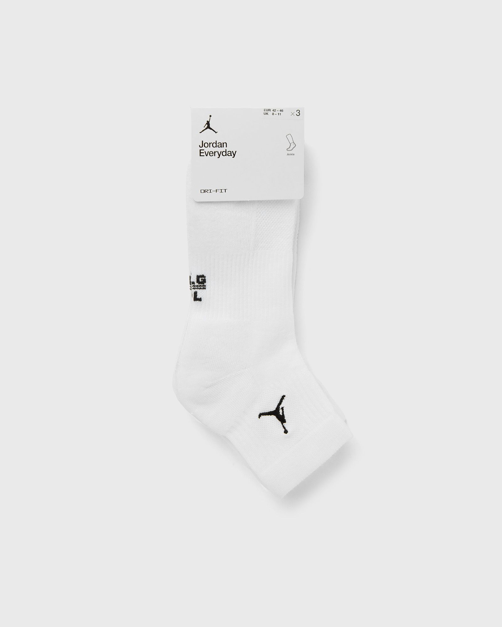 Jordan - everyday ankle socks (3 pairs) men socks white in größe:l