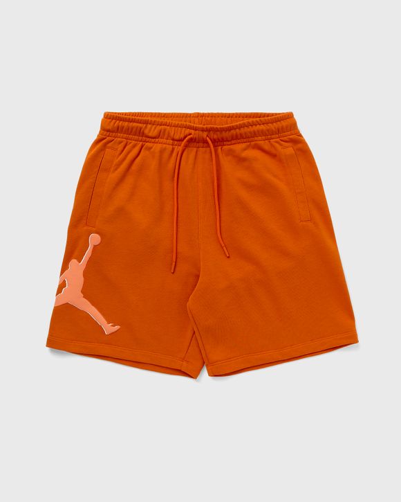 Fleece Sweat Shorts-Burnt Orange