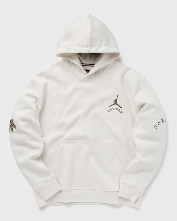 Jordan JORDAN FLIGHT ARTIST SERIES FLEECE PULLOVER White - PHANTOM/PALOMINO