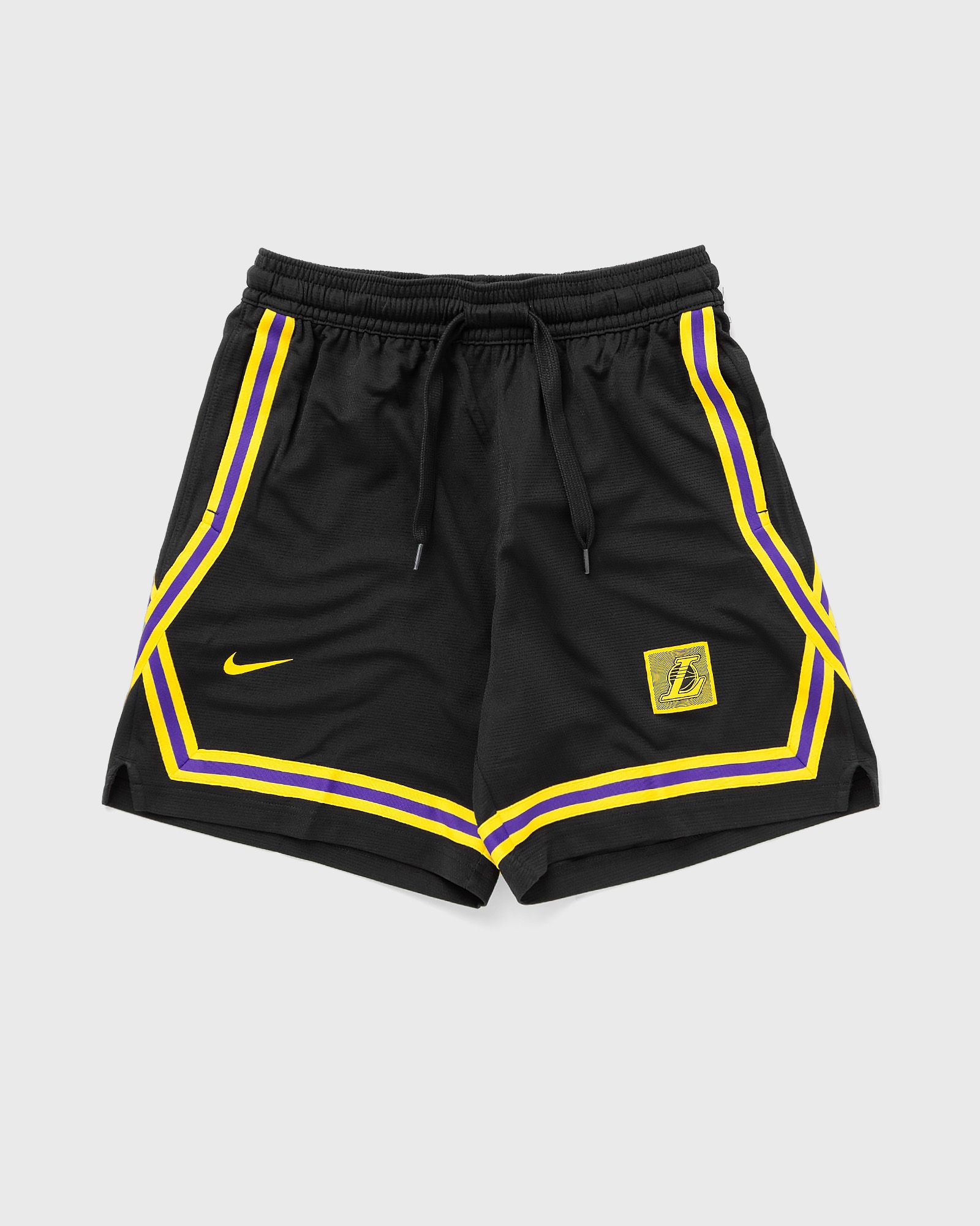 Nike - la lakers wnk df fly crossover shorts women sport & team shorts black|yellow in größe:m