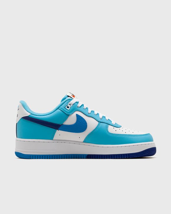 Nike AIR FORCE 1 '07 LV8 Blue/White - WHITE/LT PHOTO BLUE-DEEP ROYAL BLUE