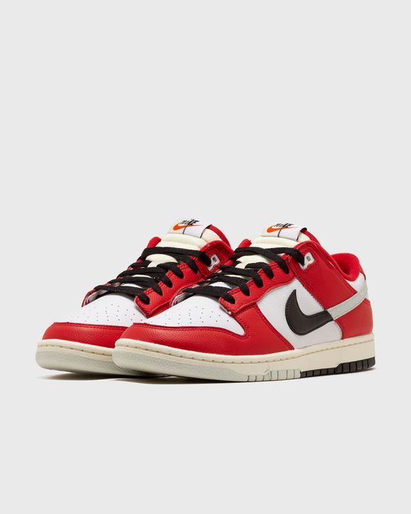 Nike NIKE DUNK LOW RETRO PRM 'Chicago Split' Red/White - UNIVERSITY  RED/BLACK-LIGHT SILVER-W