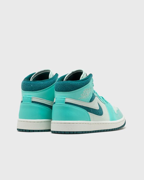 Jordan WMNS AIR JORDAN 1 MID SE Green - BLEACHED TURQ/SKY J TEAL-BARELY GRE