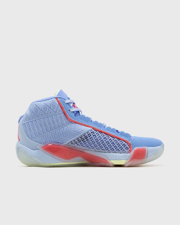 Orange blue and white basketball shoes on sale