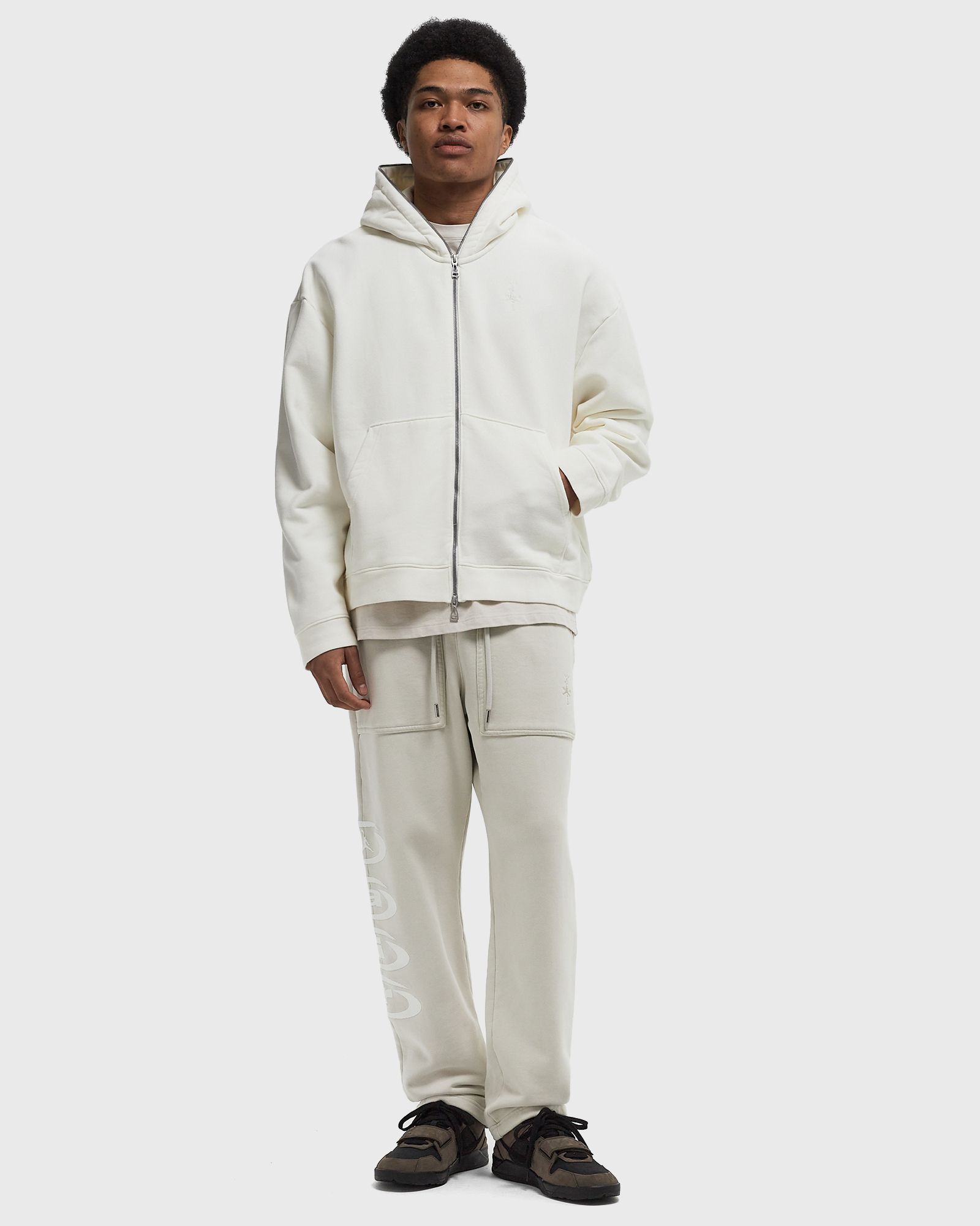 Jordan x Travis Scott Full Zip HOODIE White | BSTN Store