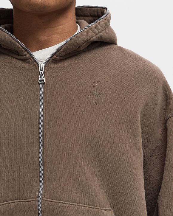 Jordan x Travis Scott Full Zip HOODIE Brown | BSTN Store