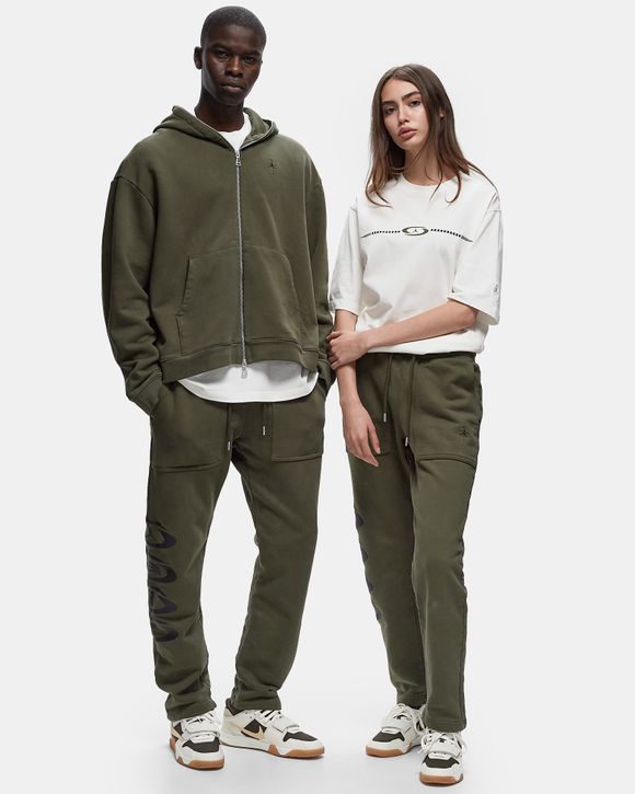 Jordan Jordan x Travis Scott Fleece Pants Green - CARGO KHAKI