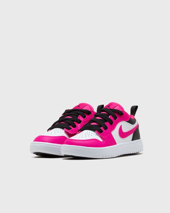 Jordan JORDAN 1 LOW ALT (PS) Pink/White - WHITE/FIERCE PINK-BLACK