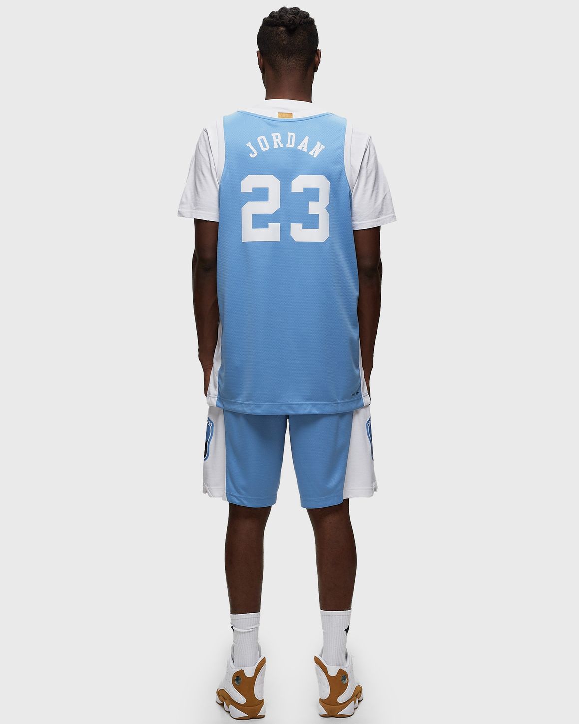 Jordan UNC College Retro Jersey Limited Away Jordann 23 Blue BSTN Store