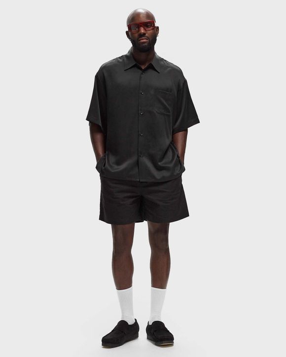 BRUSHED SILK BUTTON UP