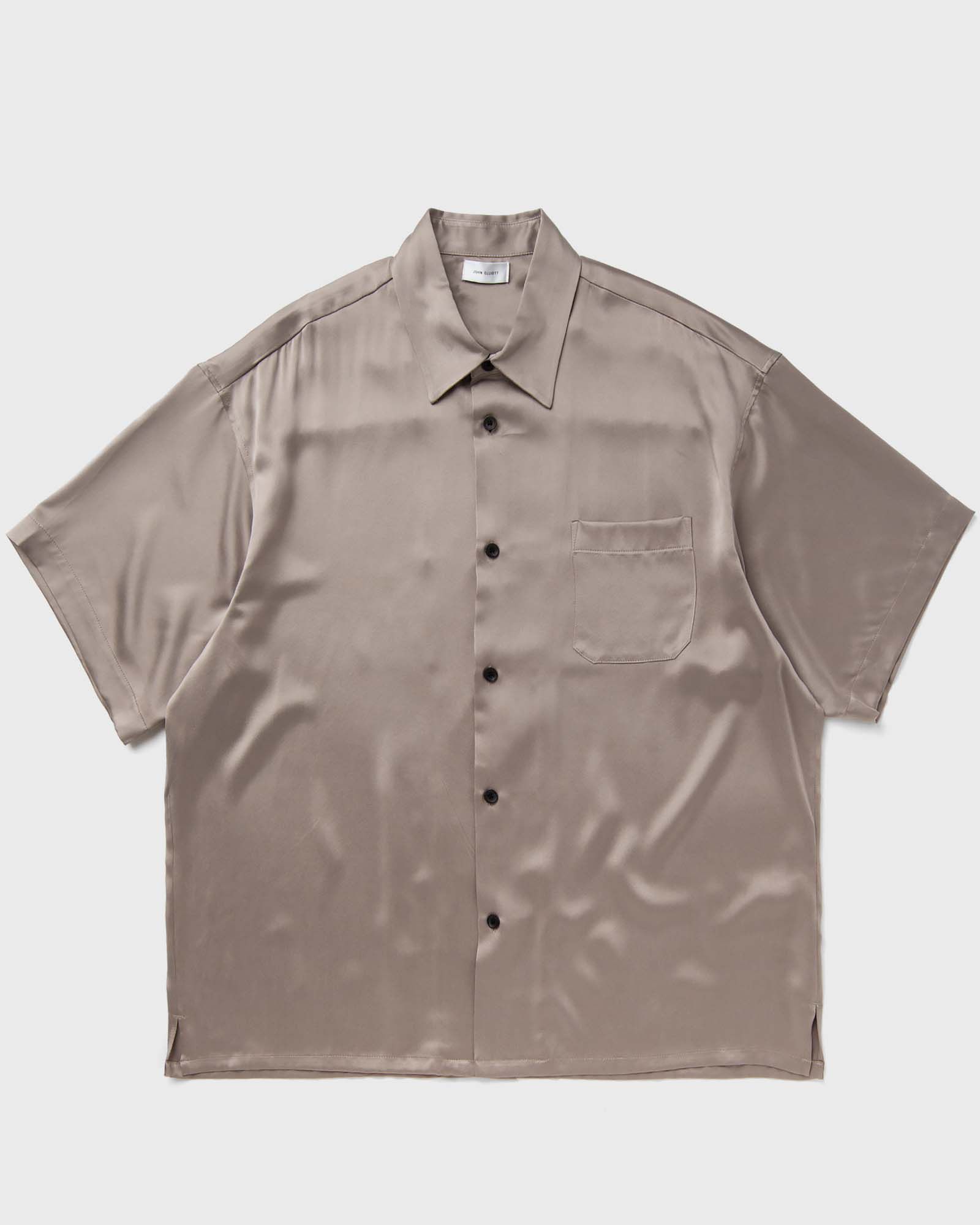 BRUSHED SILK BUTTON UP