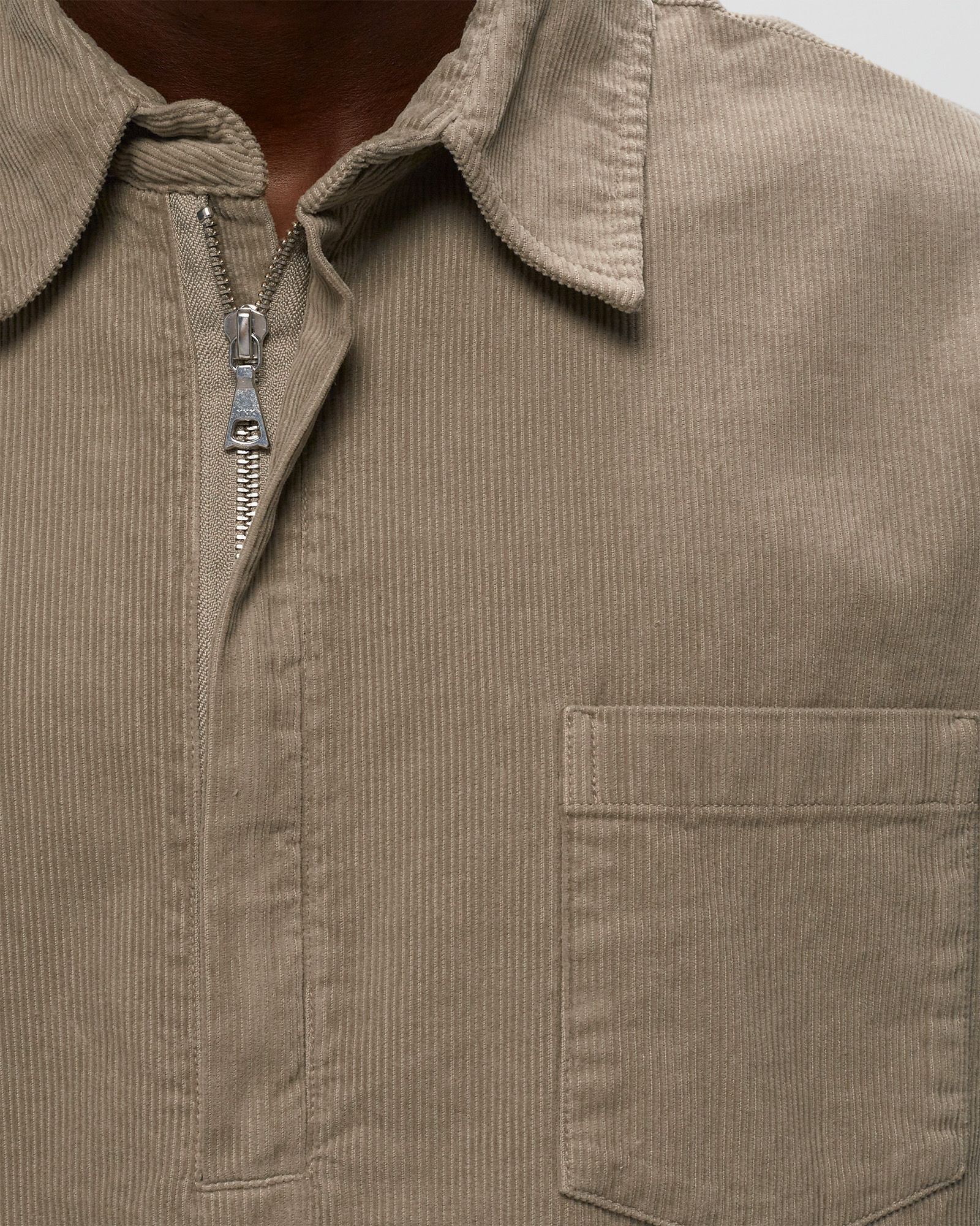 Talladega Corduroy SS 1/2 Zip