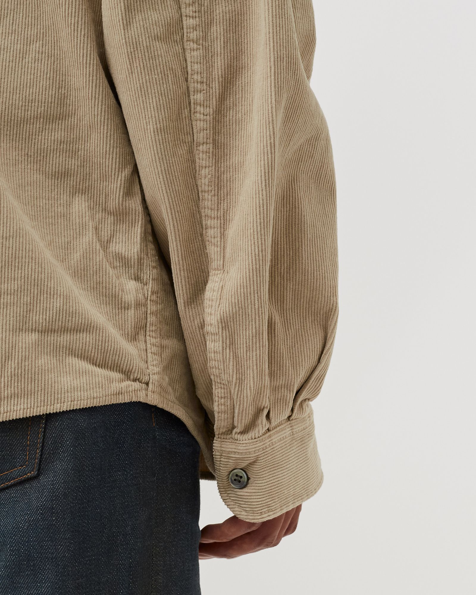 CORDUROY CLOAK BUTTON UP