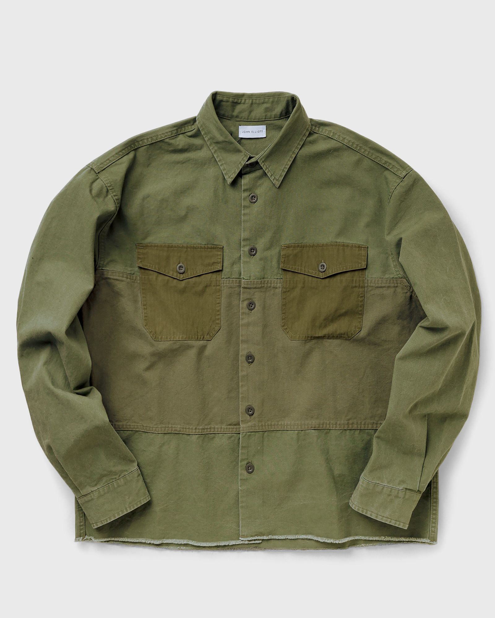 PANELED MILITARY SHIRT