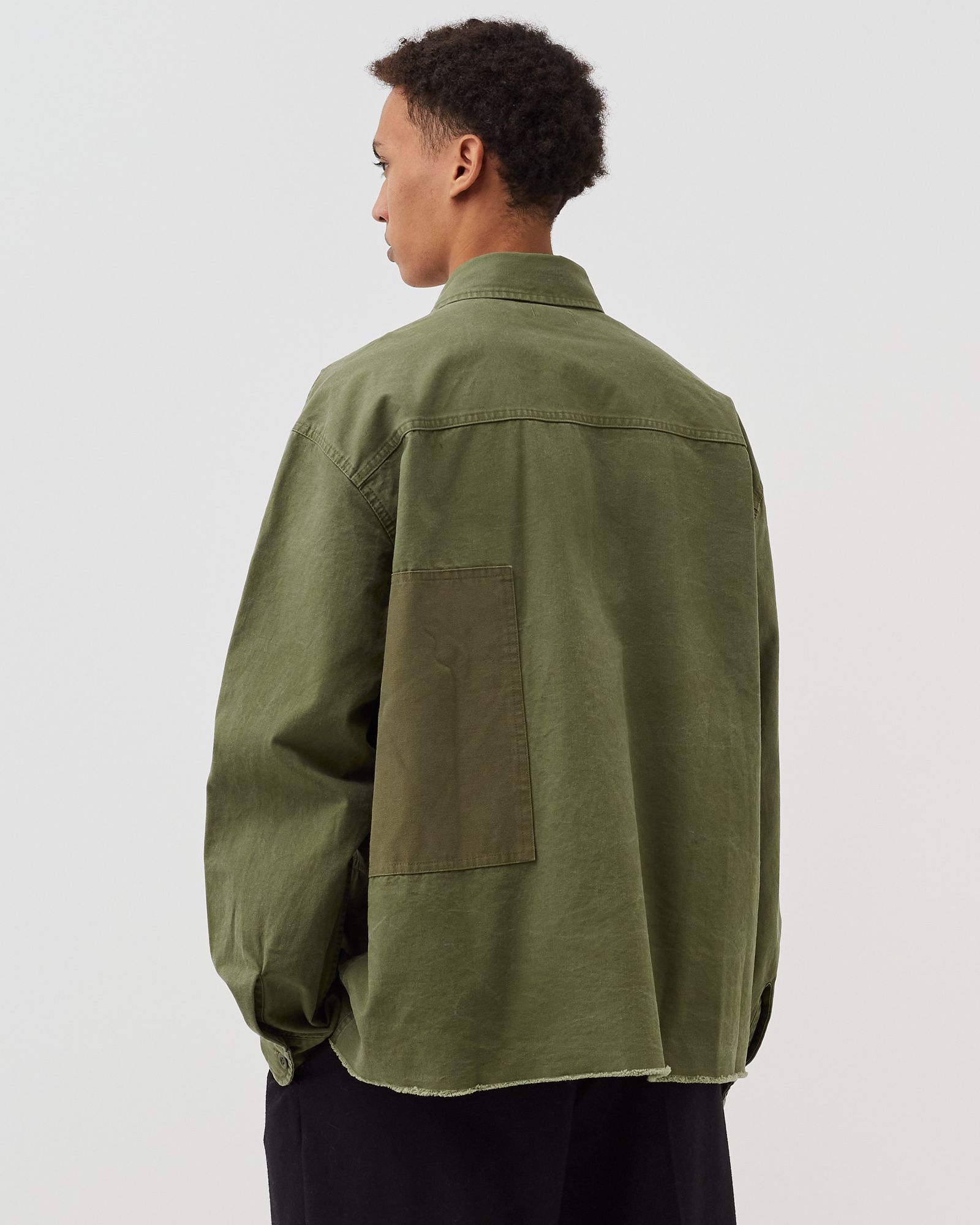 PANELED MILITARY SHIRT