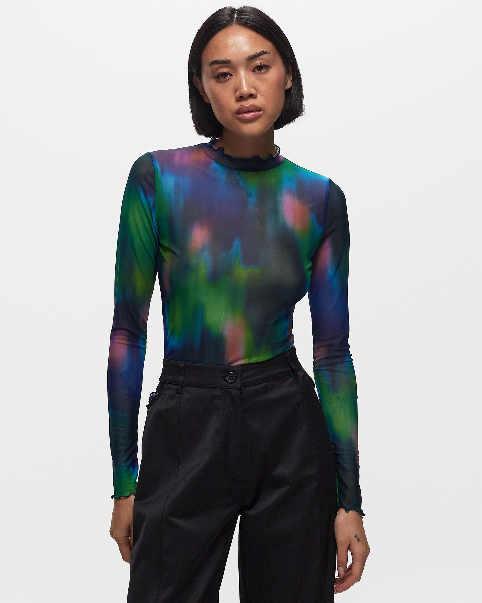 ENSOFIE LS T-N TEE AOP 7042