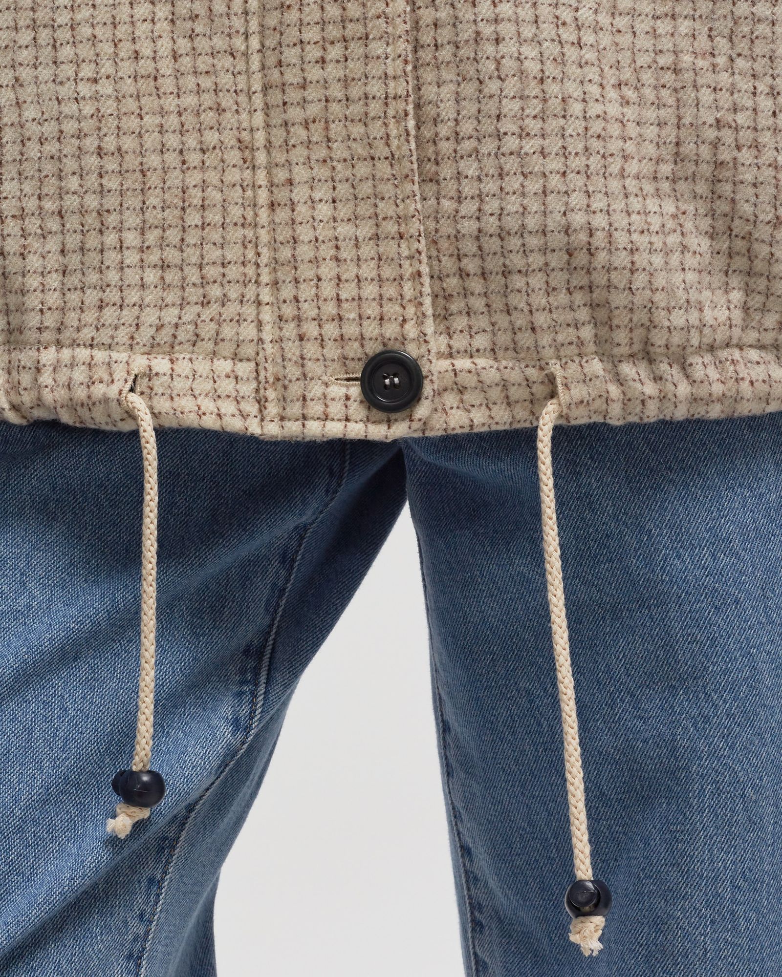 VESTE MI LONG BOULE ML BOUTONNE