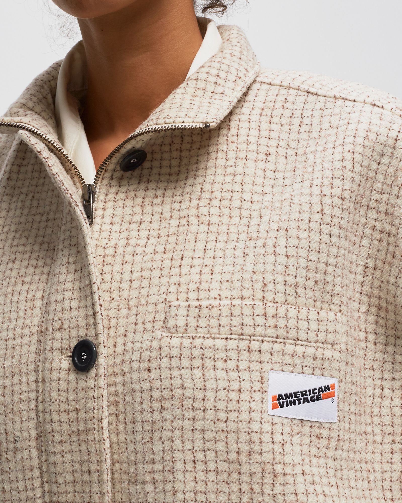 VESTE MI LONG BOULE ML BOUTONNE